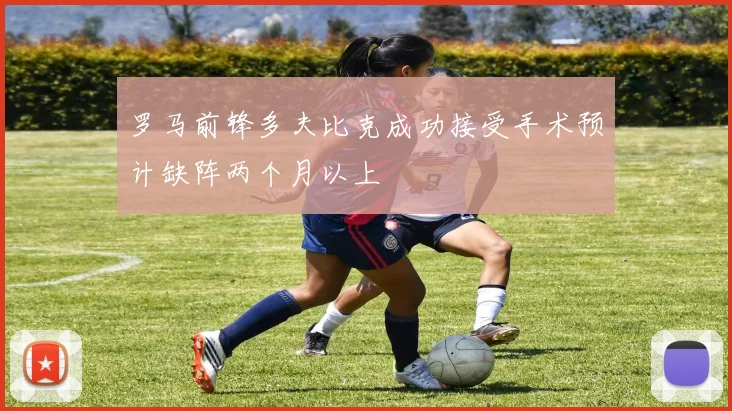罗马前锋多夫比克成功接受手术预计缺阵两个月以上